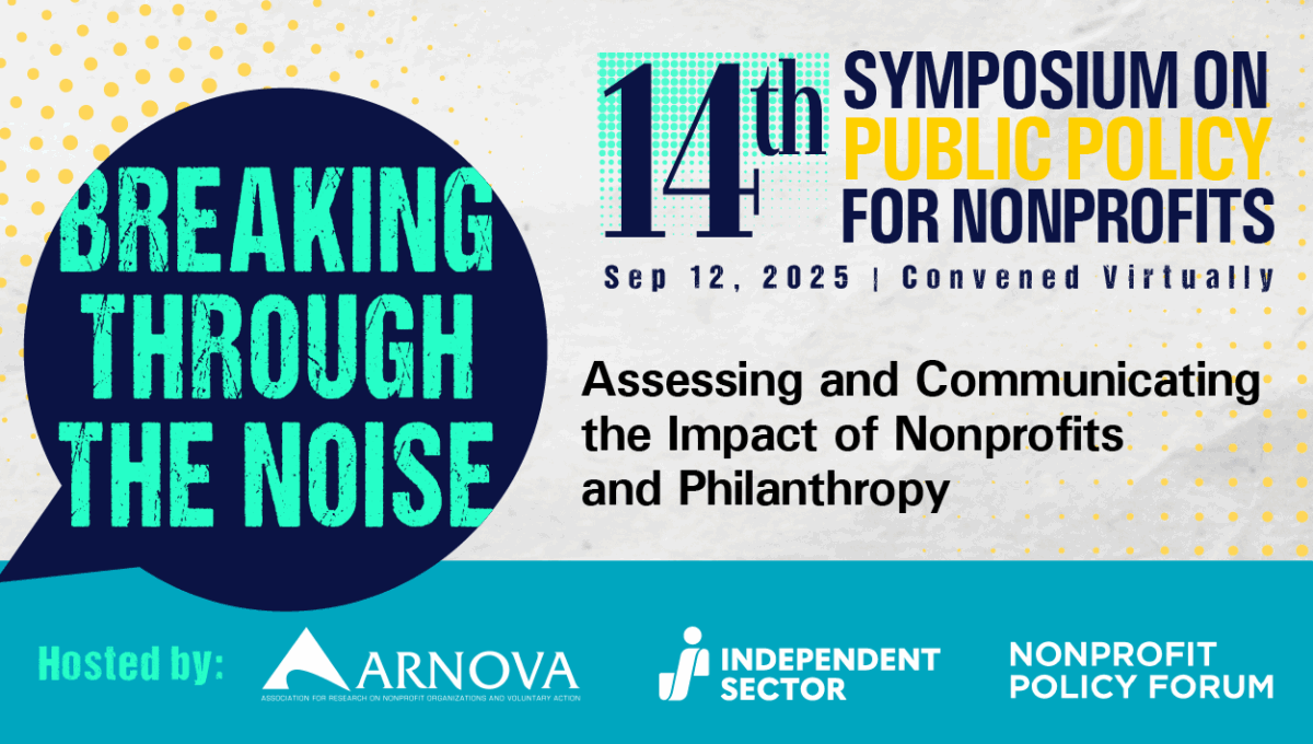 14th Symposium on Public Policy for Nonprofits